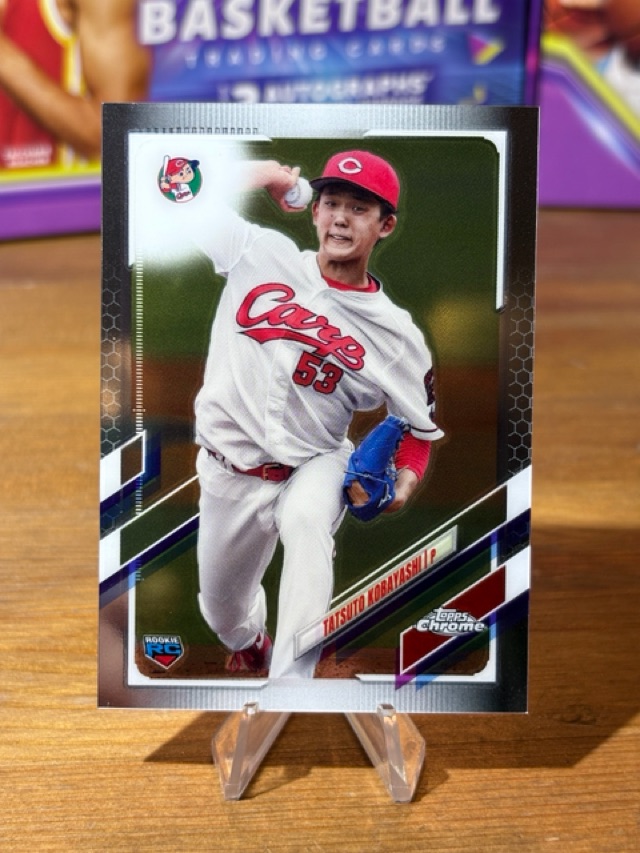 2021 Topps Chrome Nippon Professional Baseball - Tatsuto Kobayahi - Hiroshima Toyo Carp - RC - 166