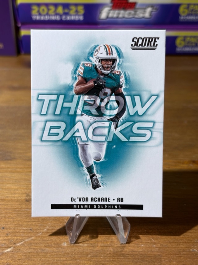 2025 Score - Throwbacks Jaylen Wright Miami Dolphins