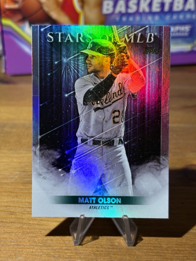 2022 Topps - Stars of MLB - Matt Olson - Oakland Athletics - SMLB-50
