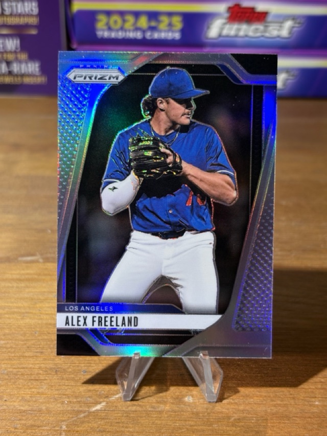 2025 Panini Prizm - Silver Prizms - Alex Freeland - Los Angeles Dodgers - 22