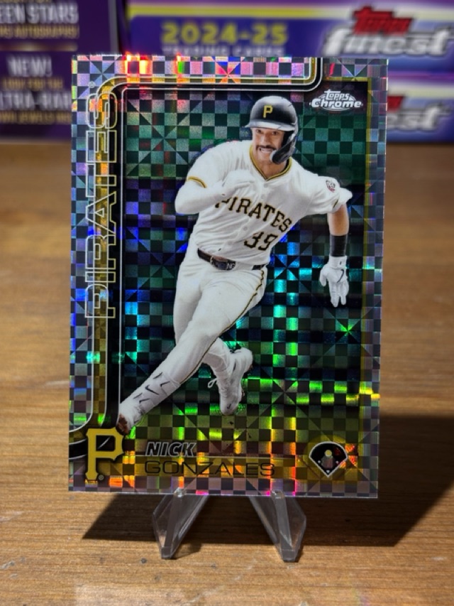 2025 Topps Chrome - X-Fractors - Nick Gonzales - Pittsburgh Pirates - 222