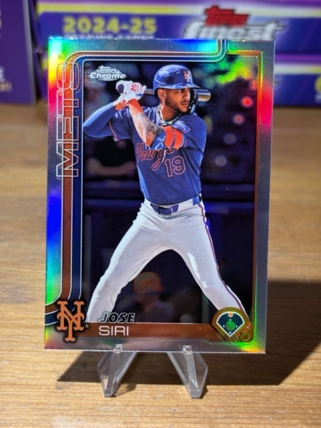 2025 Topps Chrome - Refractors - Jose Siri - New York Mets - 195