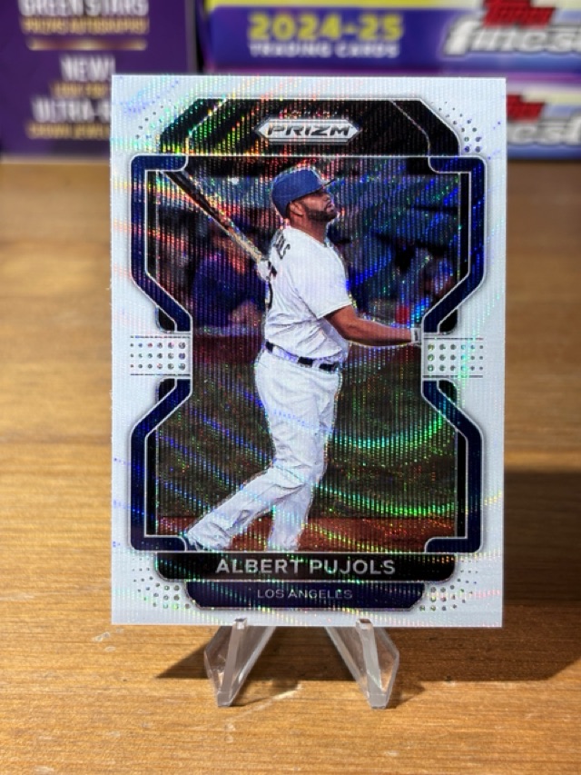 2022 Panini Prizm - White Wave Prizm - Albert Pujols - Los Angeles Dodgers - 137