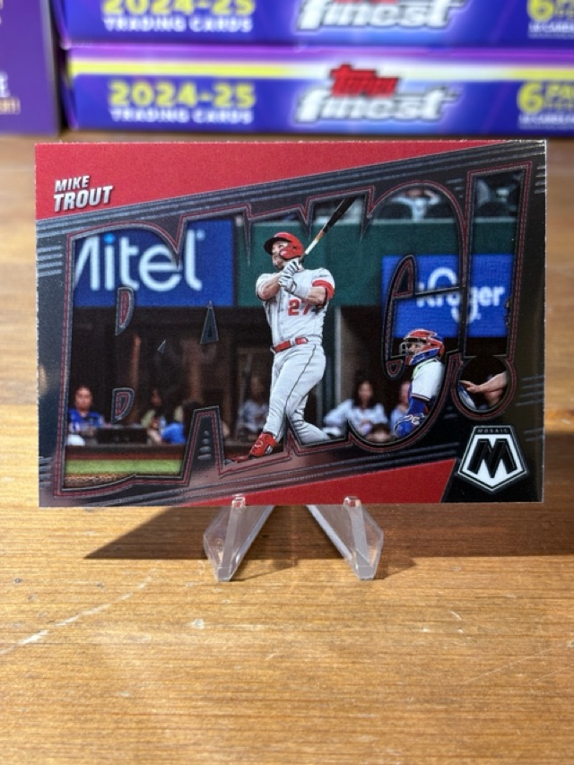 2022 Panini Mosaic - Bang! - Mike Trout - Los Angeles Angels - BG-8