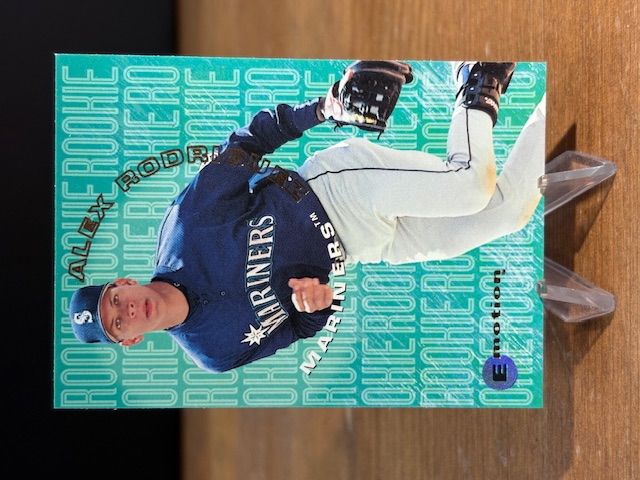 1995 SkyBox Emotion Alex Rodriguez Rookie 10 of 10 