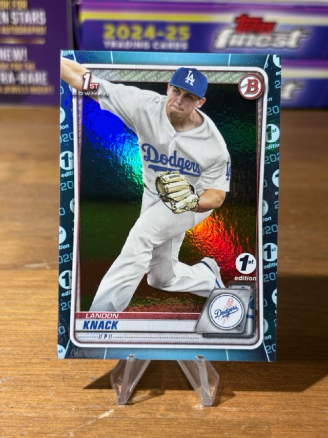 2020 Bowman Draft 1st Edition - Sky Blue - Landon Knack - Los Angeles Dodgers - BD-52