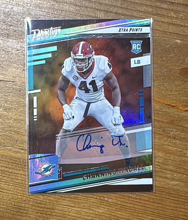 2022 Panini Prestige Channing Tindall Xtra Points AU RC