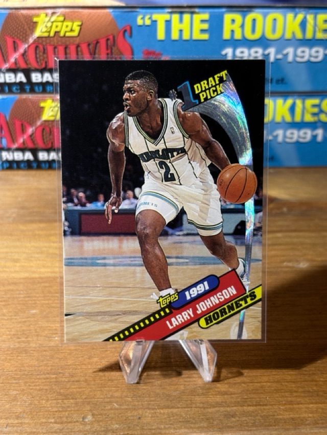 1992-93 Topps Archives - Larry Johnson - Charlotte Hornets - 11