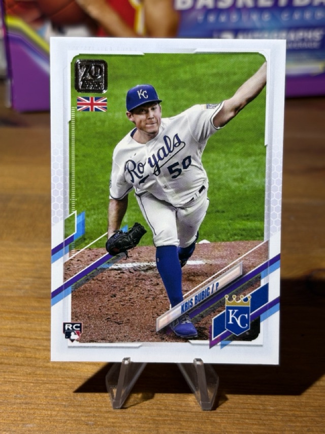 2021 Topps UK Edition - Kris Bubic - Kansas City Royals - RC - 70