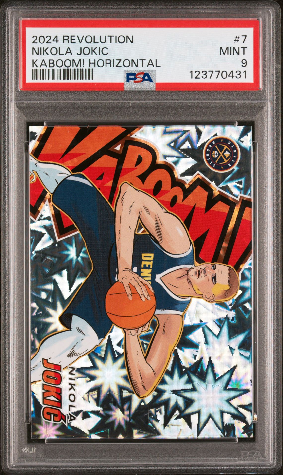 2024 Revolution Nikola Jokic Kaboom! Horizontal PSA 9 