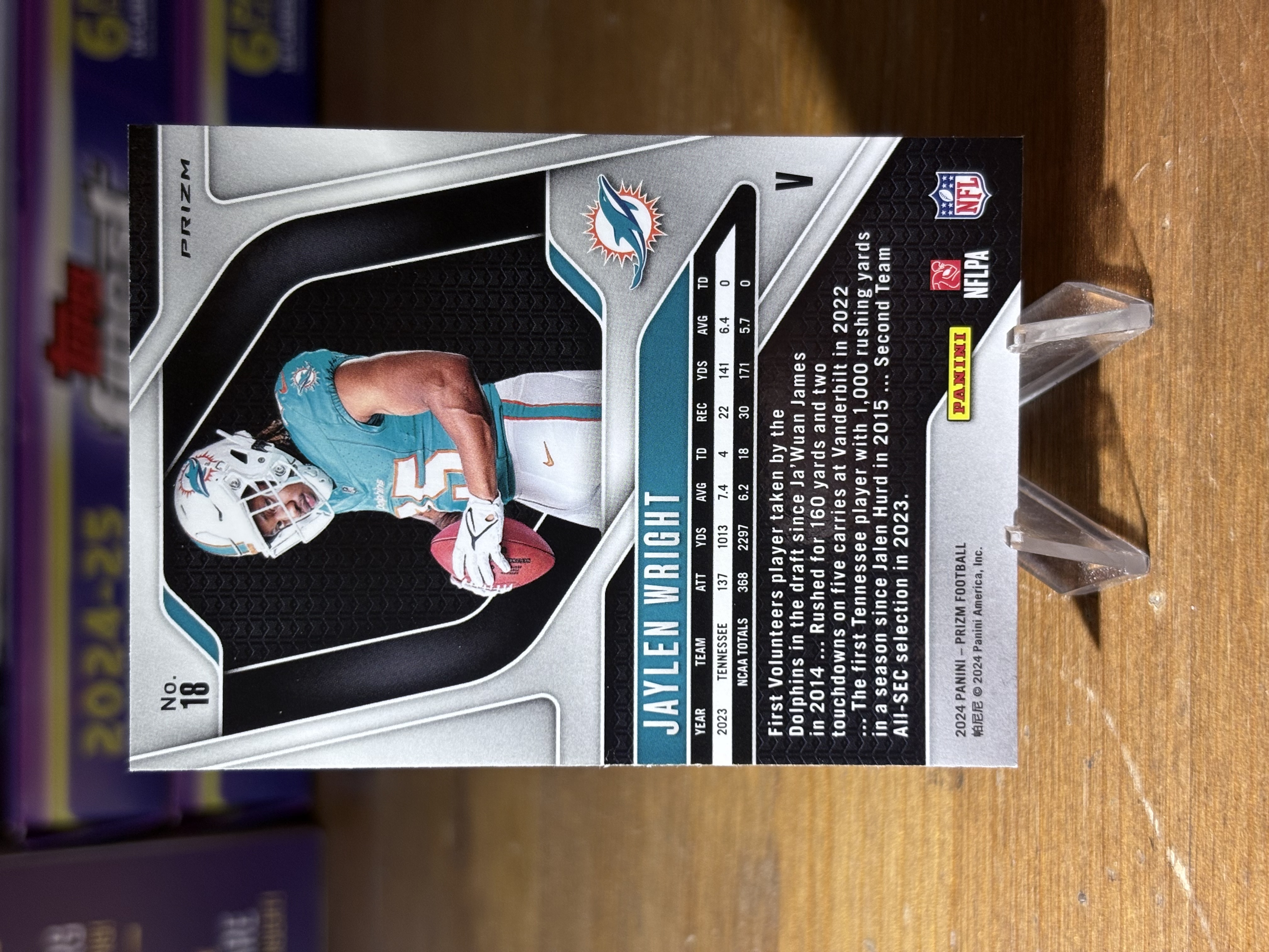 2024 Panini Prizm -Jaylen Wright - Rookie Variations Silver Prizm V