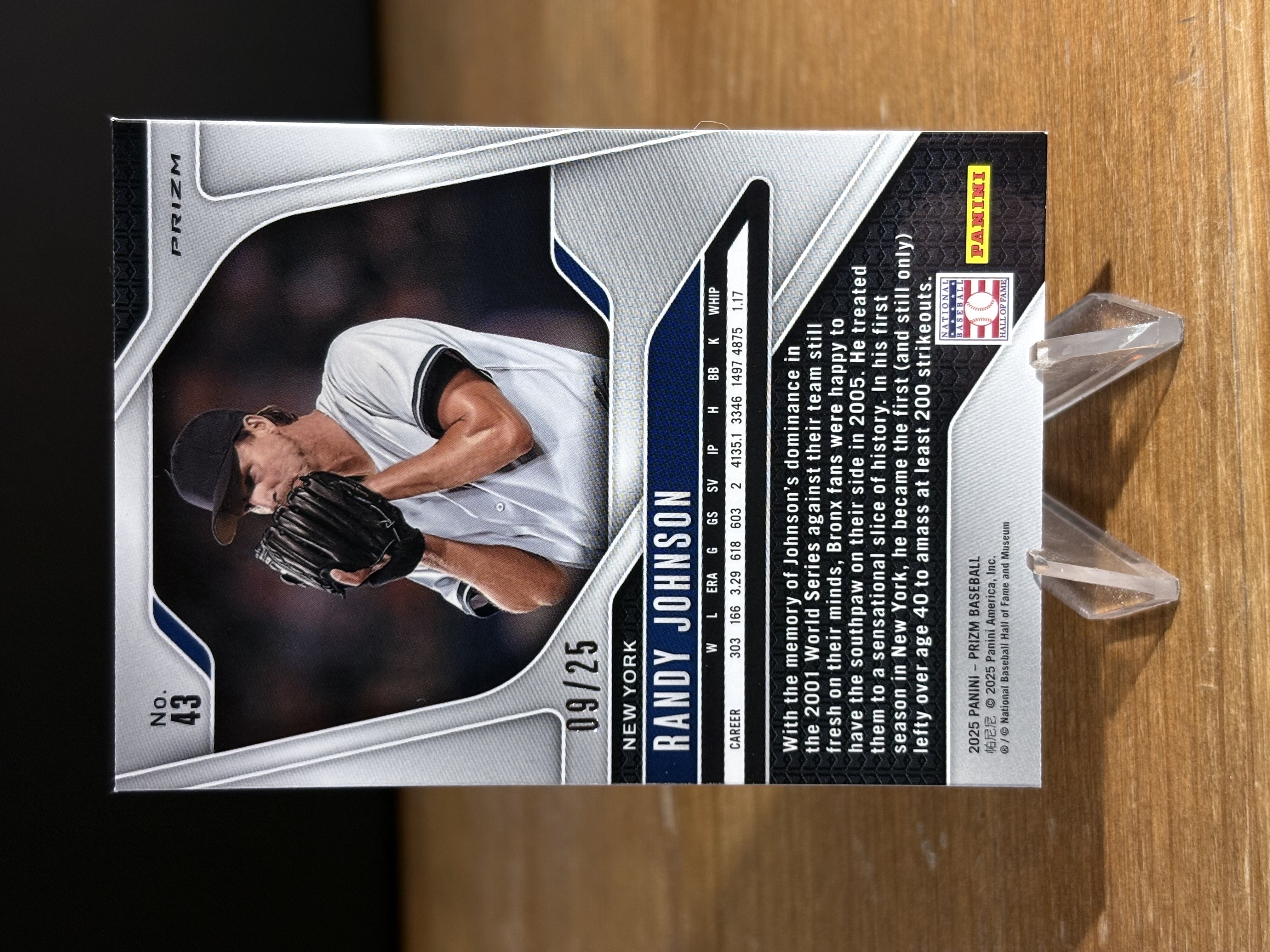 2025 Panini Prizm - Randy Johnson - Mojo Prizms 09/25