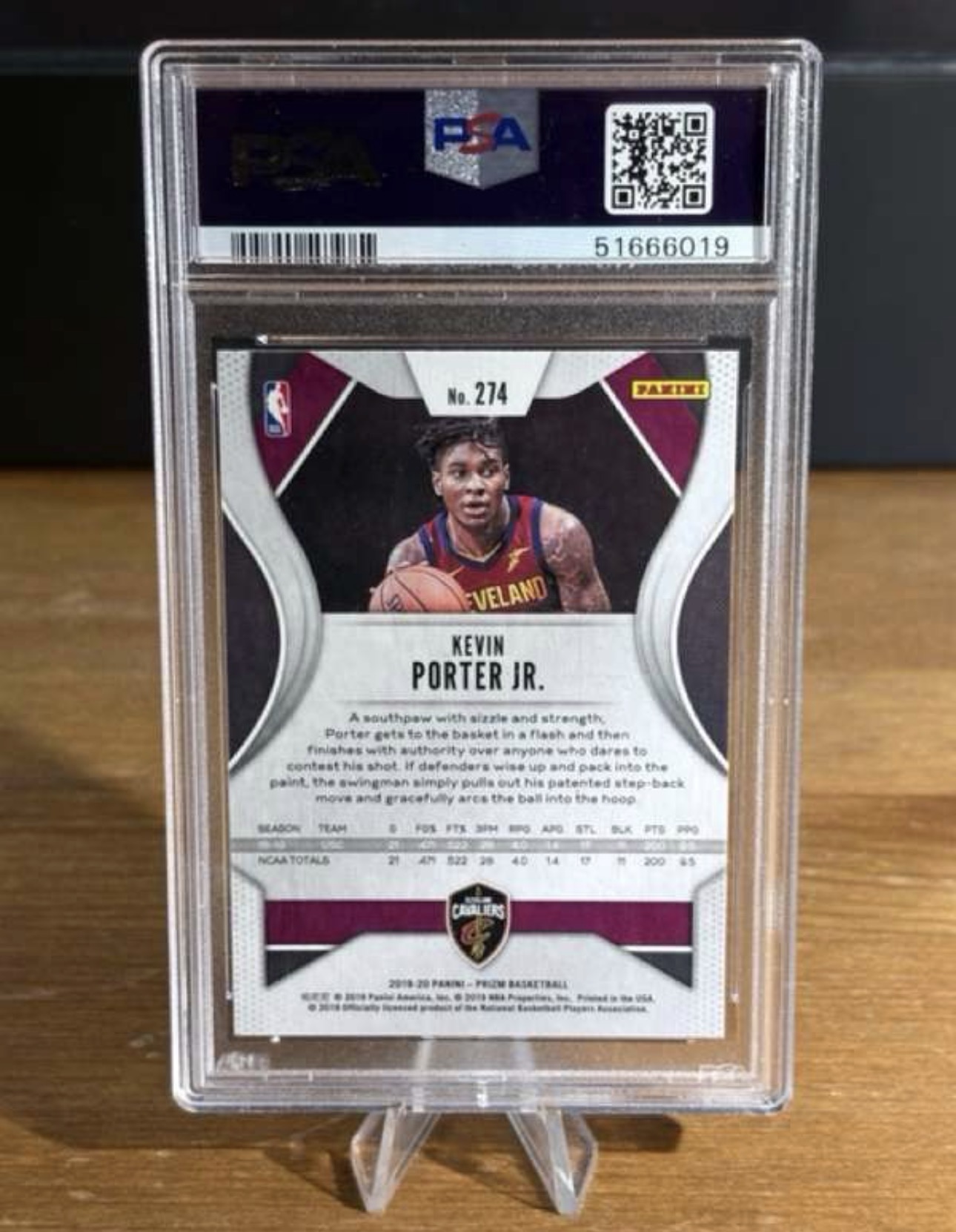2019 Panini Prizm Kevin Porter Jr. Rookie Card PSA 10 GEM