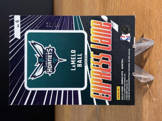 2023-24 Donruss Optic LaMelo Ball Express Lane Blue 38/85