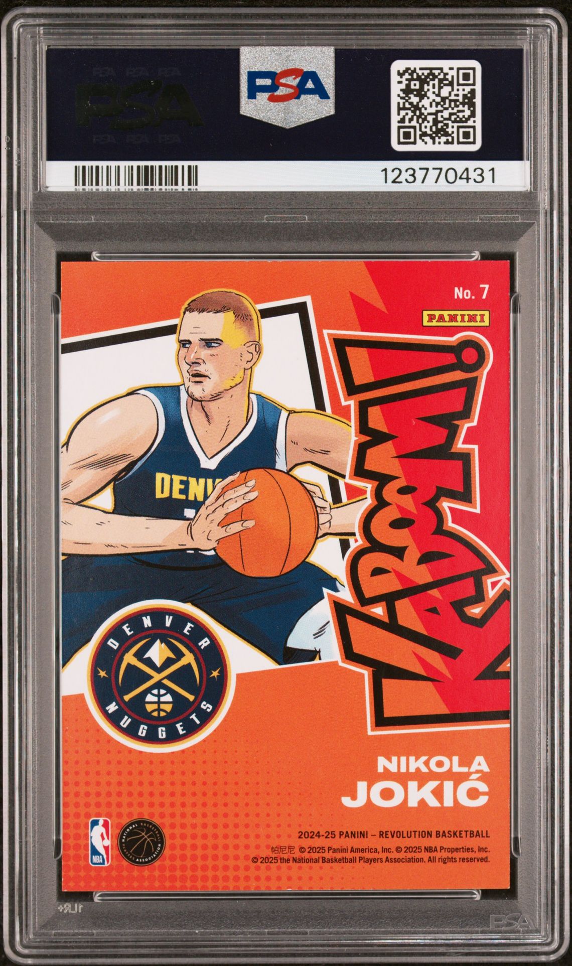 2024 Revolution Nikola Jokic Kaboom! Horizontal PSA 9 