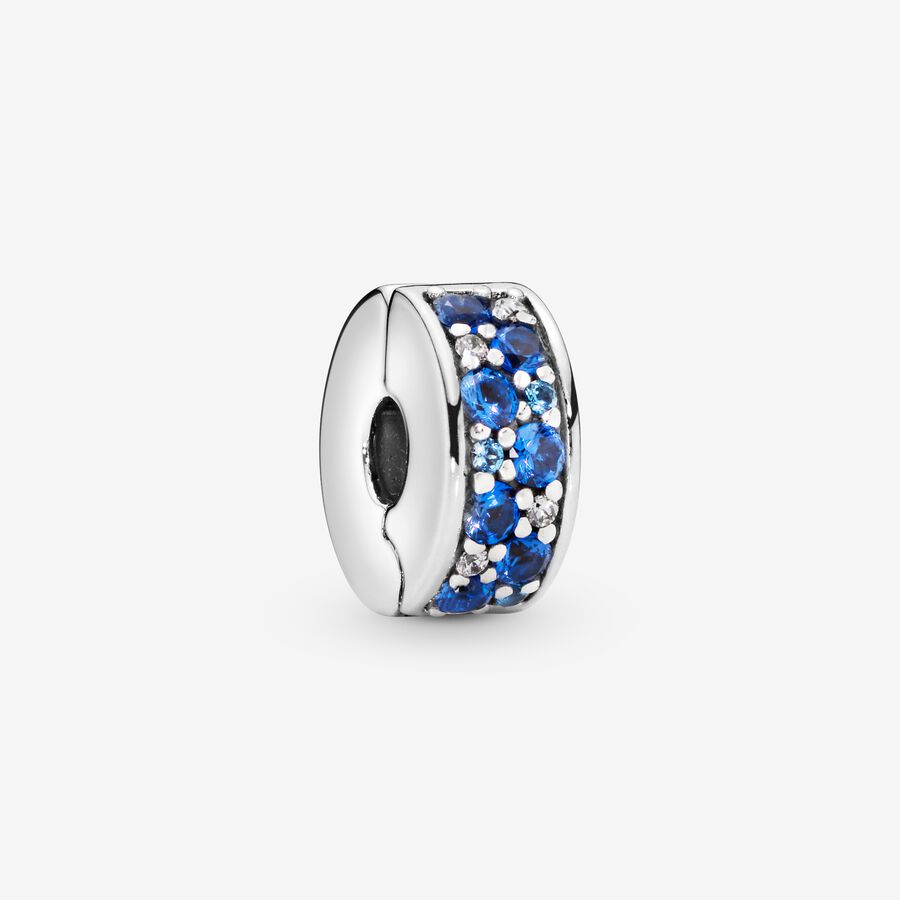 Clip Pavé azul