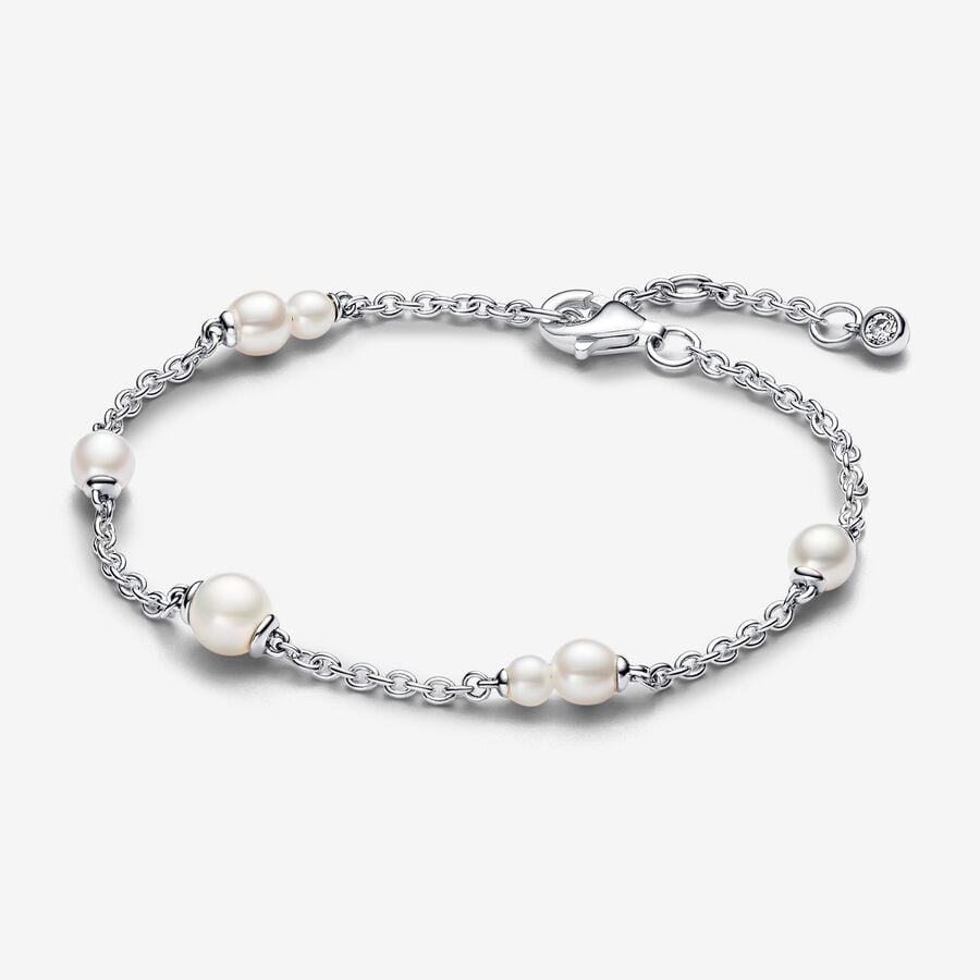 Pulsera Cadena Perlas Cultivadas de Agua Dulce