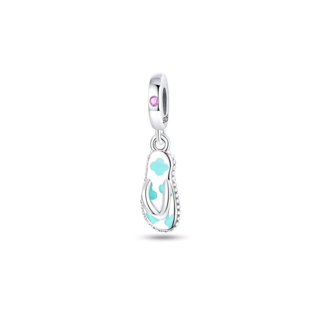Charm colgante Sandalia turquesa