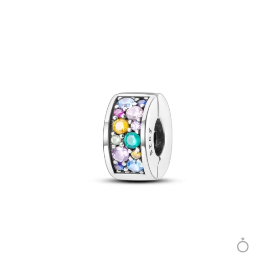 Clip brillante de colores