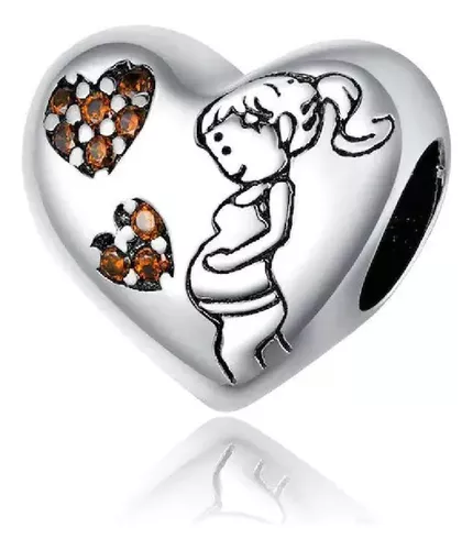 Charm Corazón Mamá Embarazada 