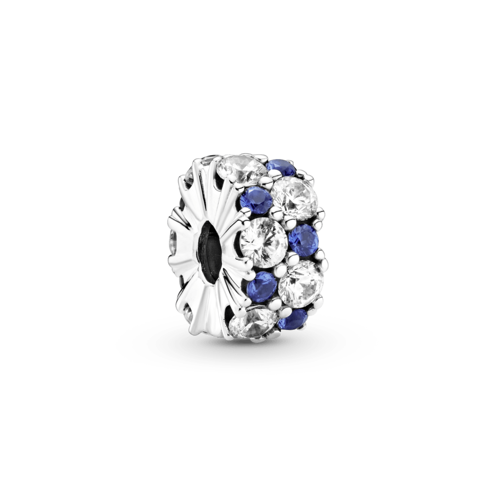 Clip Transparente y Azul Brillante