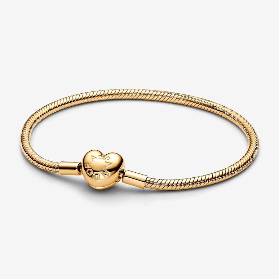 Pulsera Pandora Moments con cierre de Corazón 