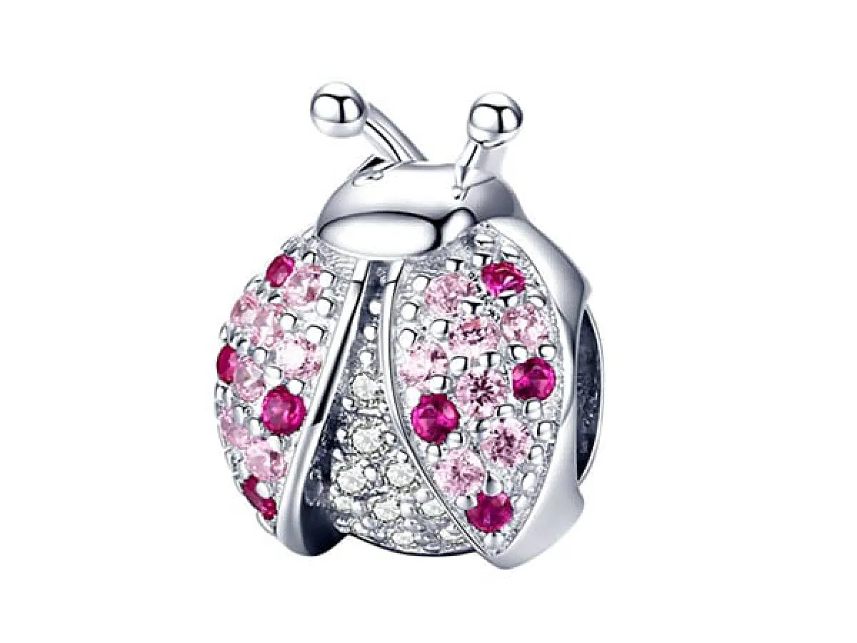 Charm Mariquita Brillante