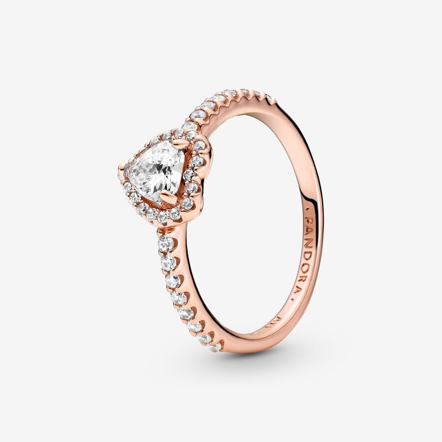  Anillo Perla  y Doble Banda en Pavé