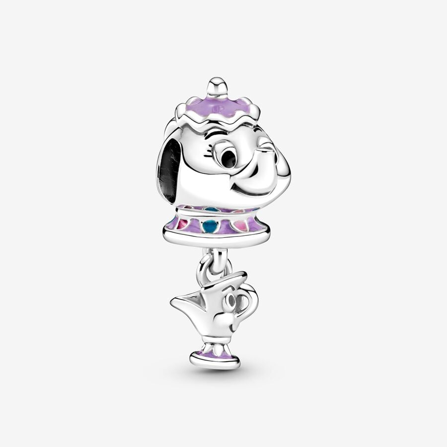  Charm Colgante Sra. Potts y Chip La Bella y la Bestia de Disney