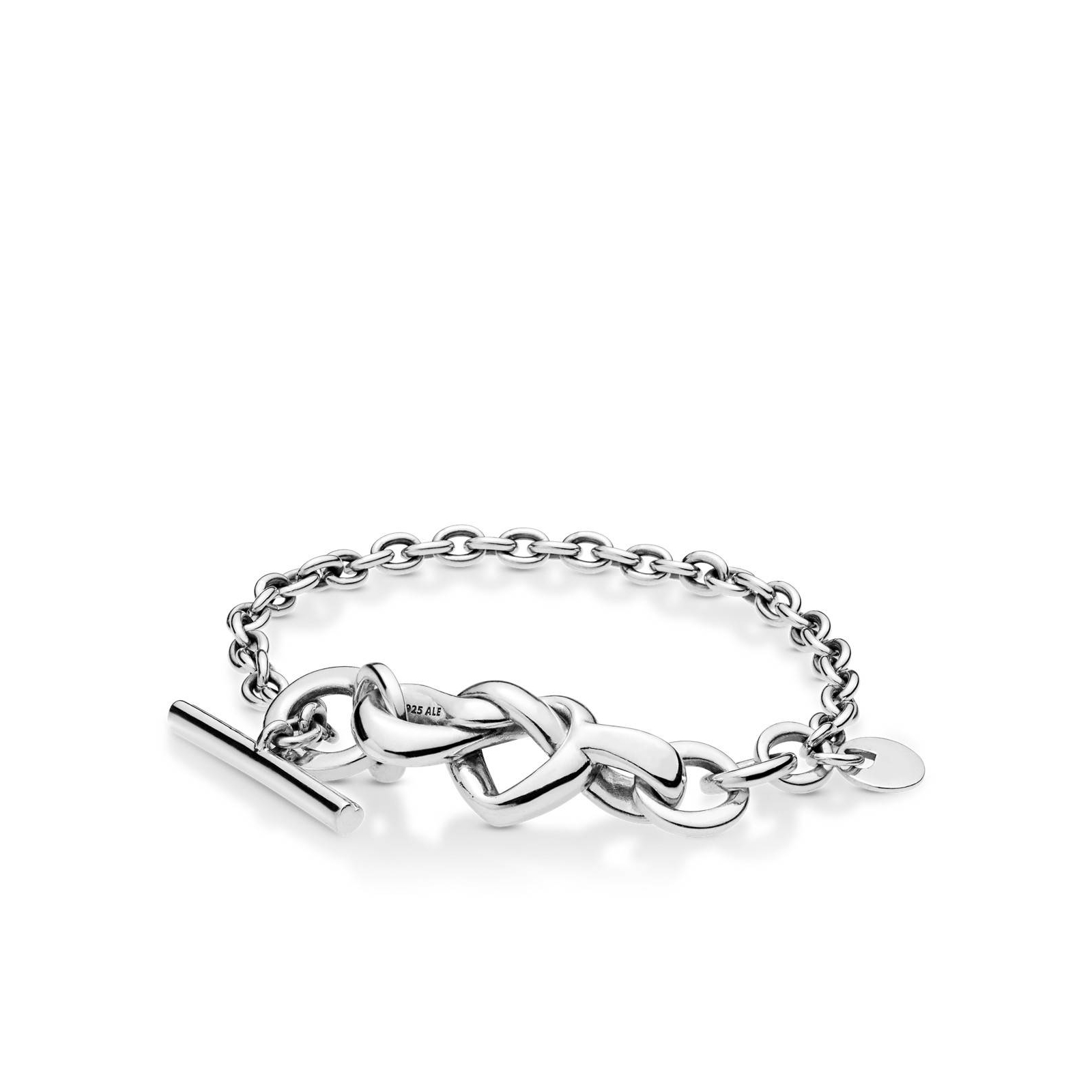 Pulsera corazones anudados