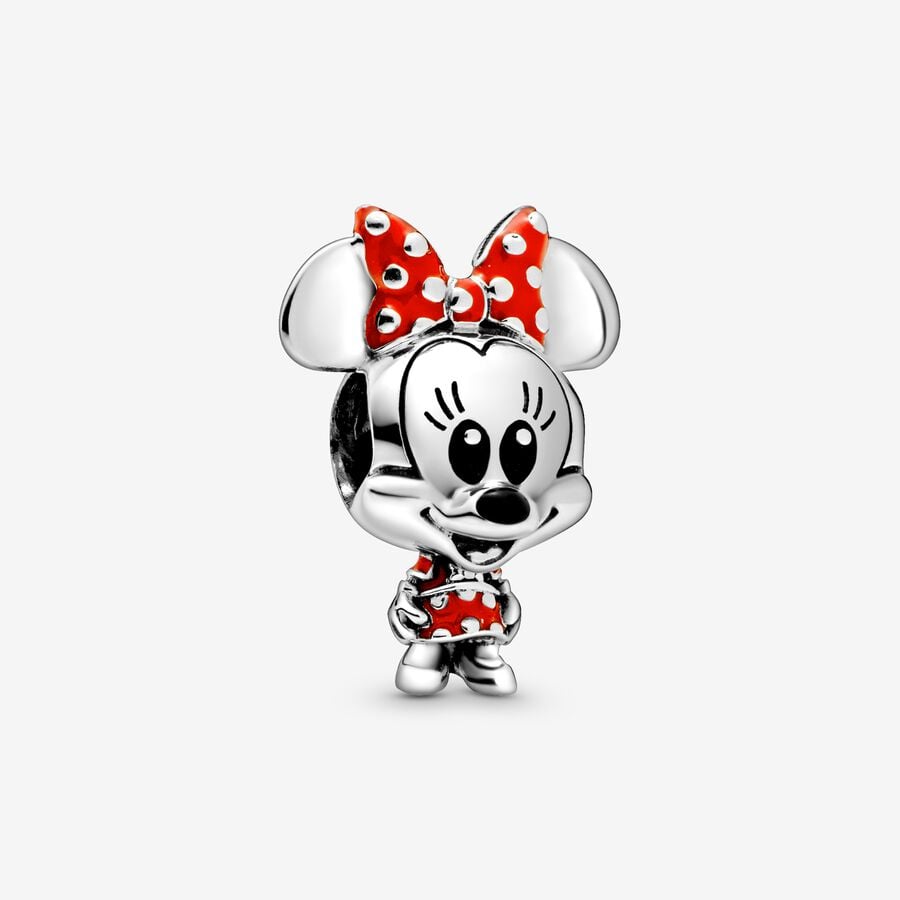  Charm Minnie Mouse con Vestido y Lazo de lunares de Disney