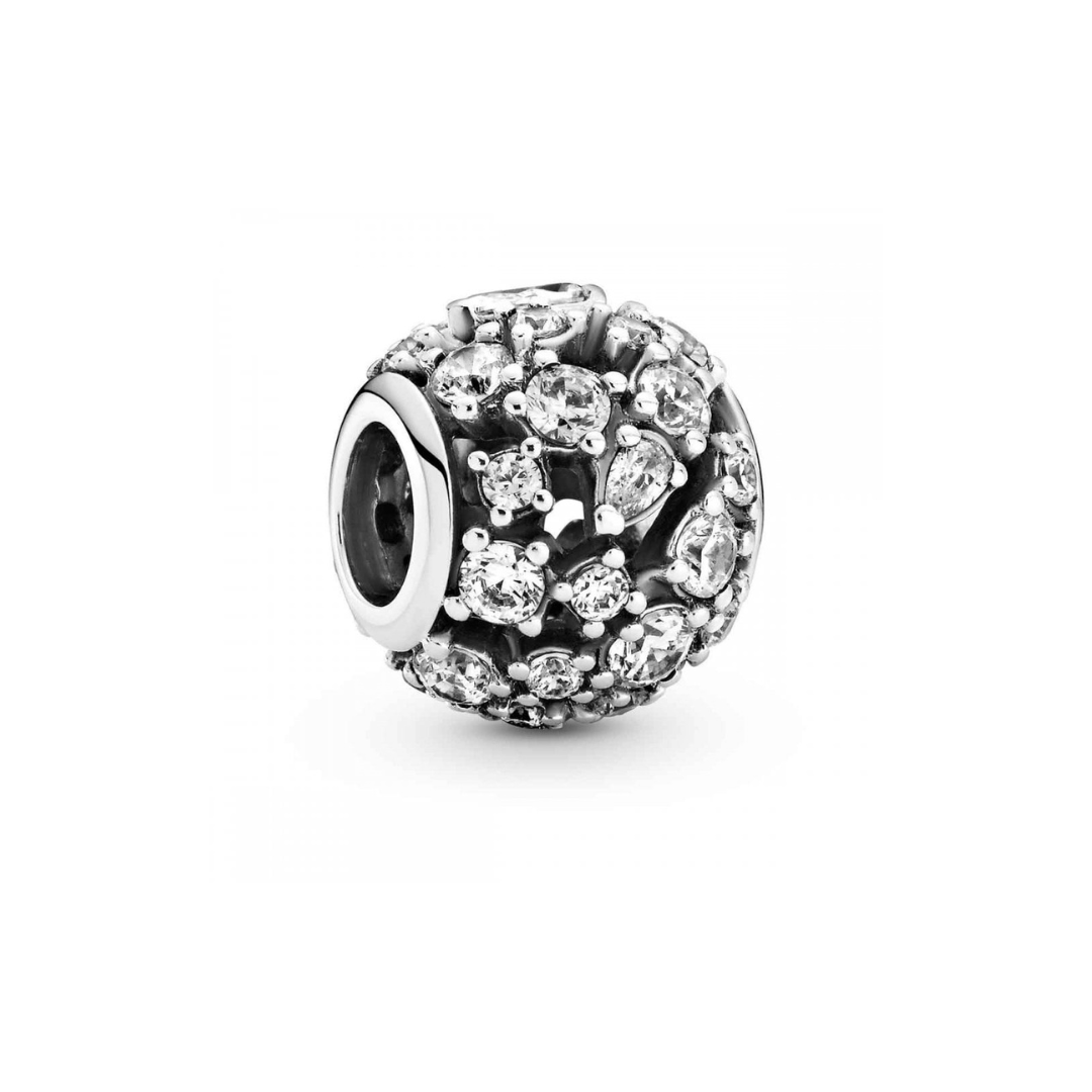 Charm Pandora Redondo Brillante Calado