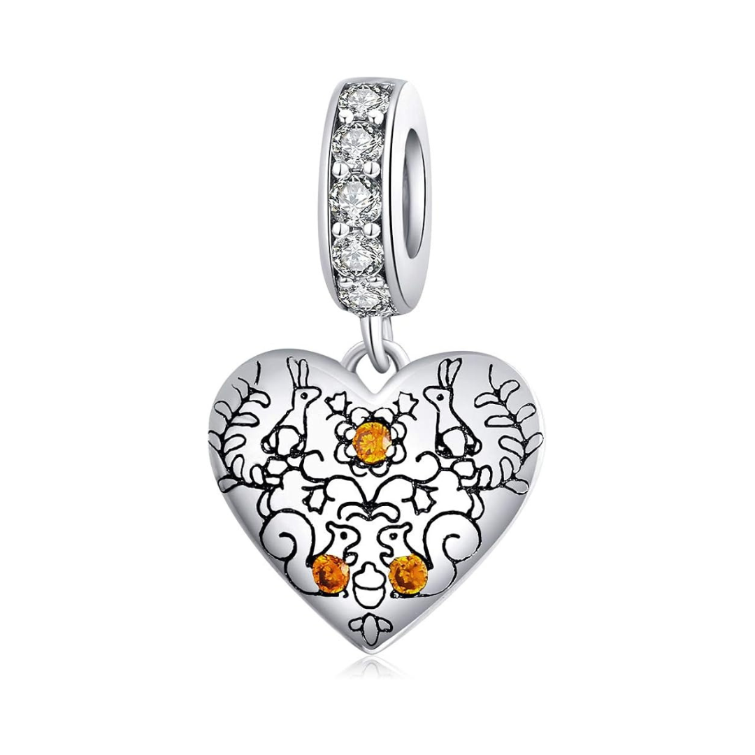 Charm corazón colgante de Vida 