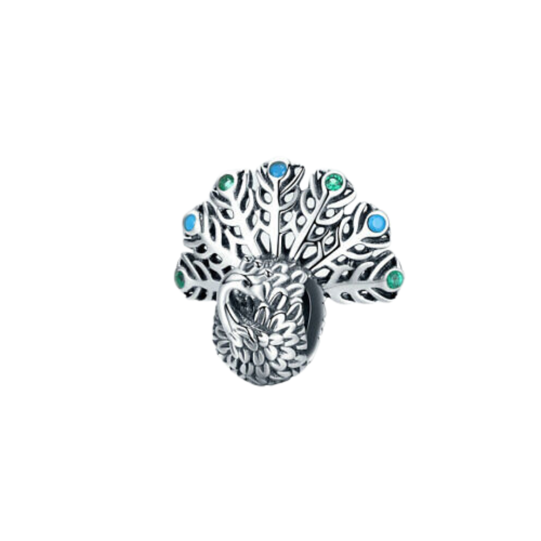  Charm pavo real 
