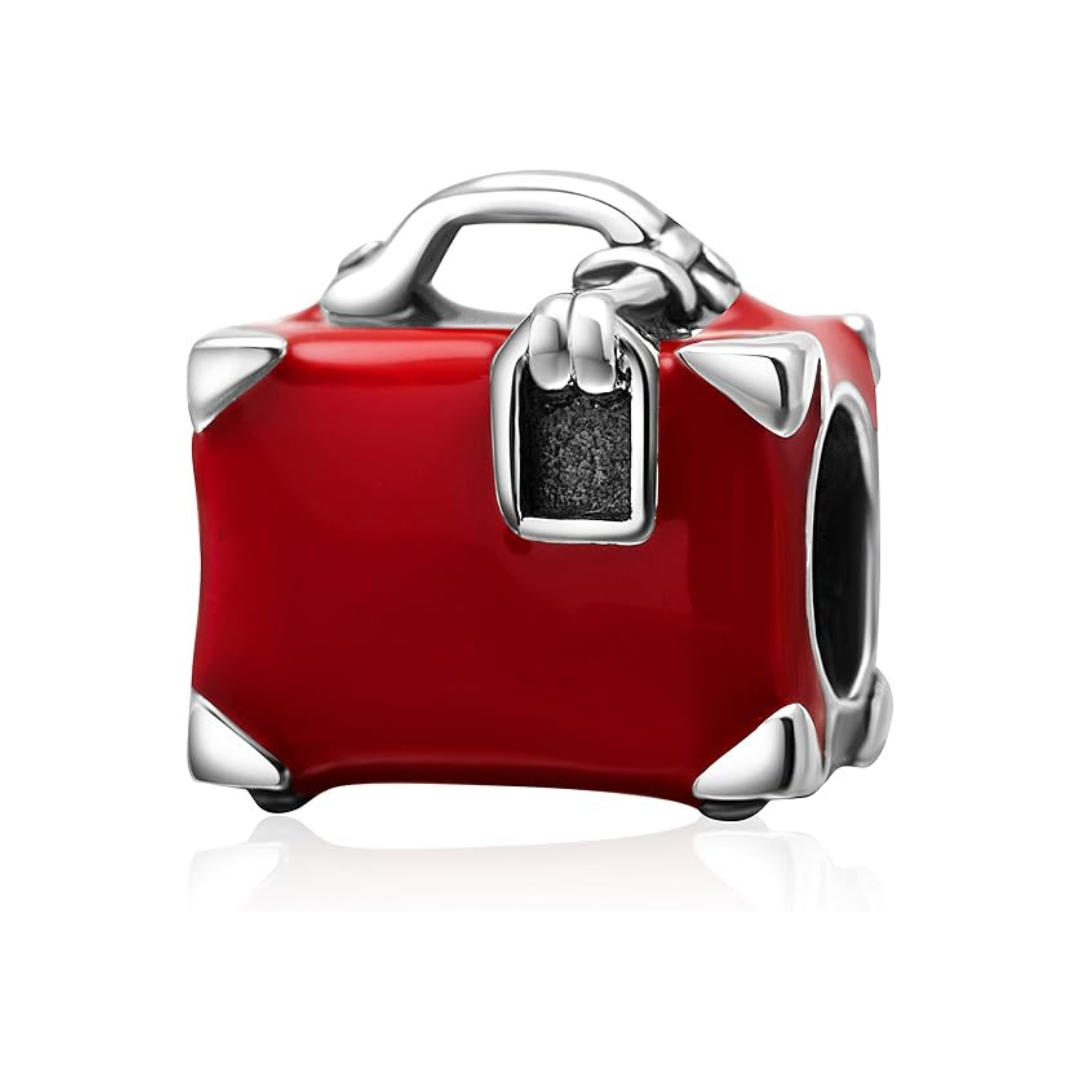  Charm maleta roja 
