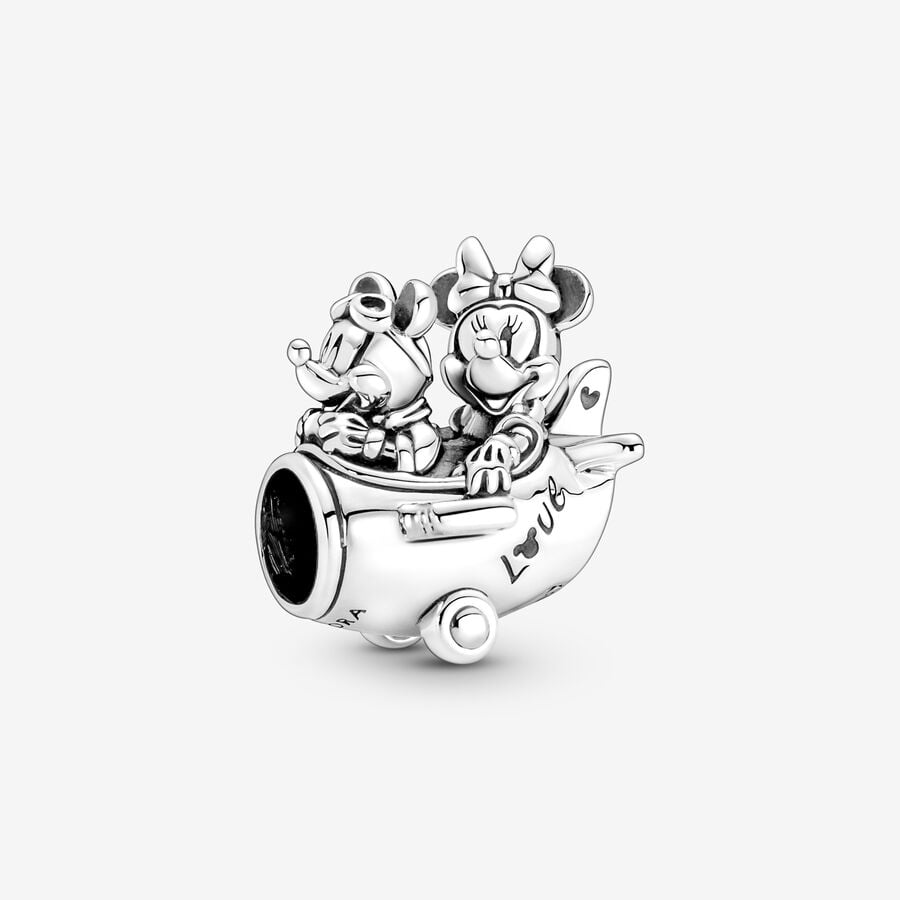  Charm Avión Mickey y Minnie Mouse de Disney