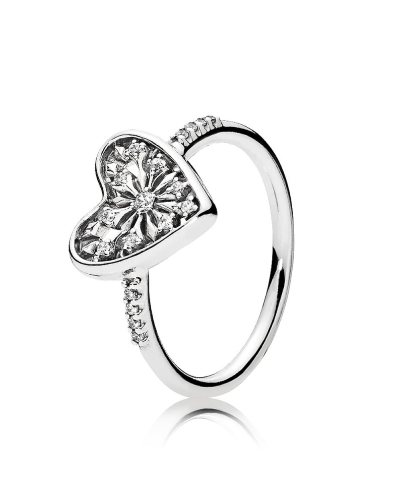  Anillo brillante cruzados