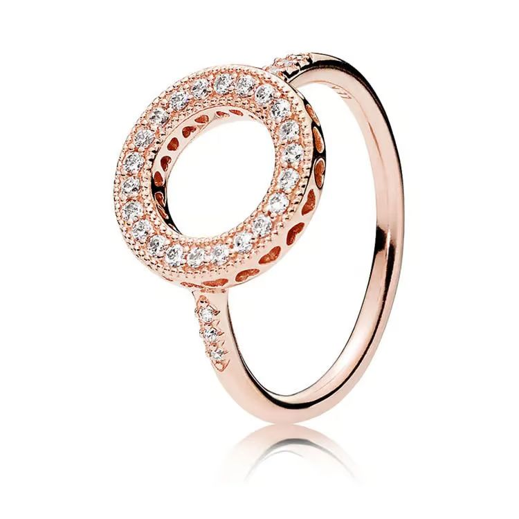 Anillo Halo Brillante Pandora 