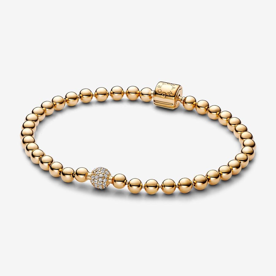 Pulsera de cuencas y pavé