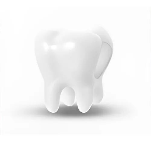  Charm diente blanco