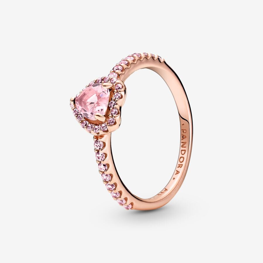  Anillo Perla  y Doble Banda en Pavé