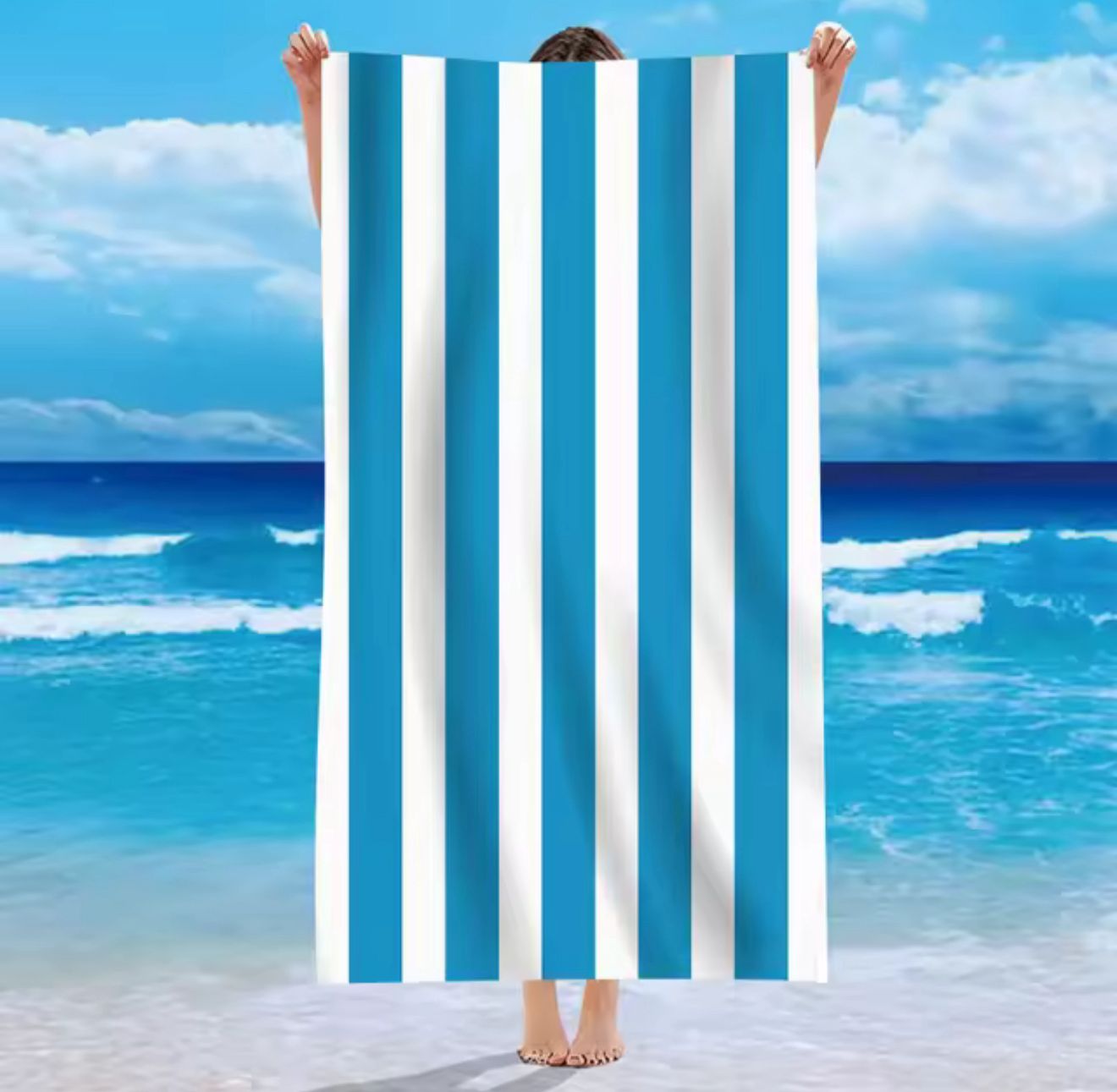 Toalla de playa microfibra  75 x 150 cm