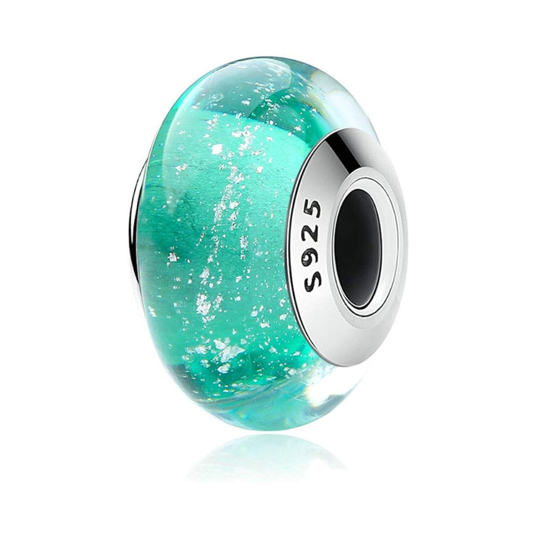 Charm rueda de murano verde