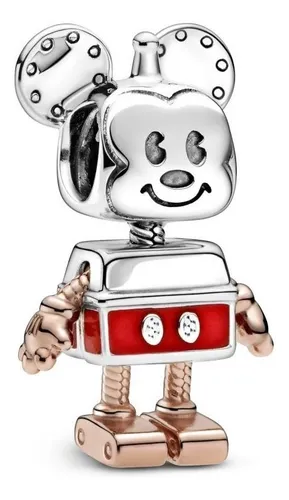 Charm Pandora Rose Robot Mickey Mouse