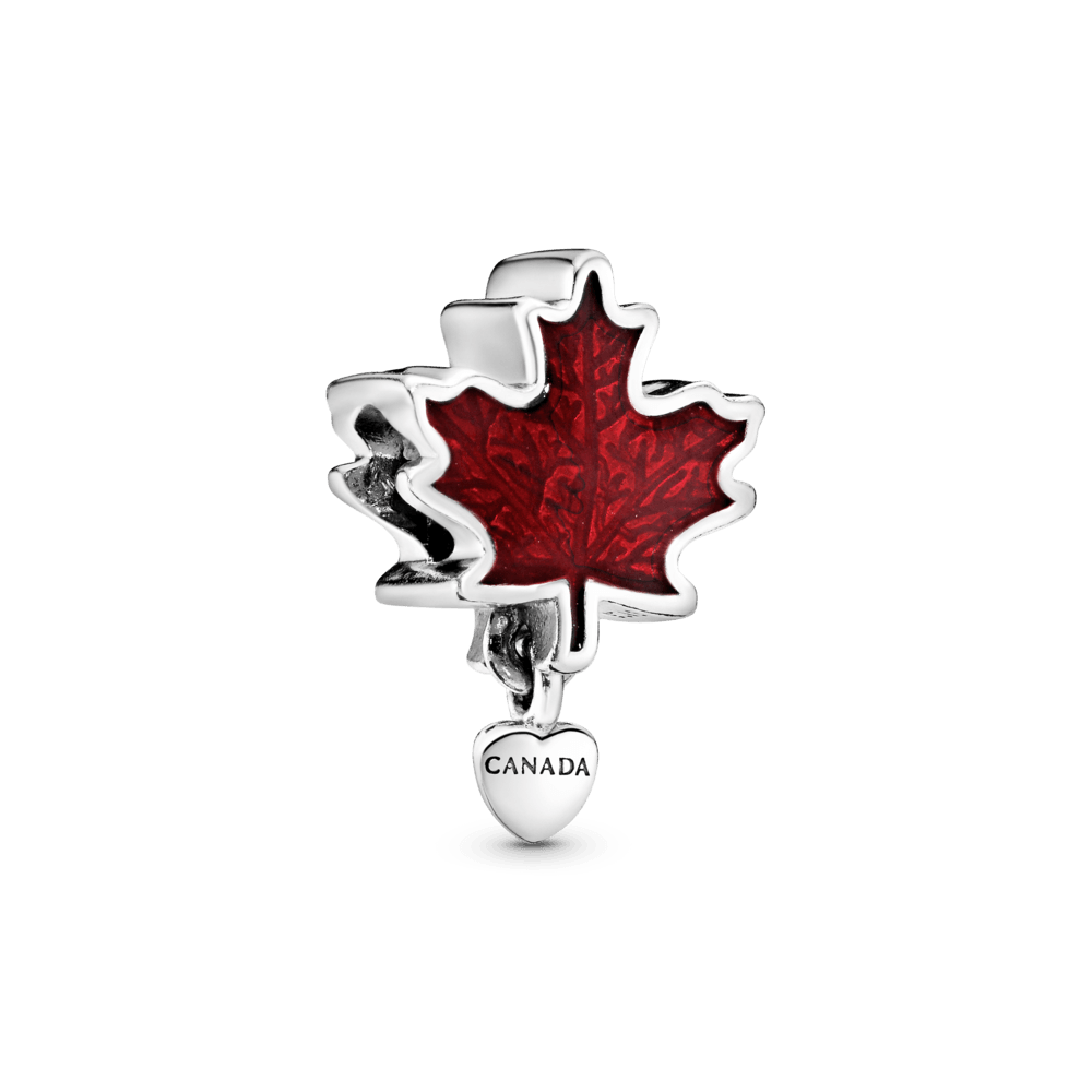 Charm Hoja de Arce Rojo de Canadá