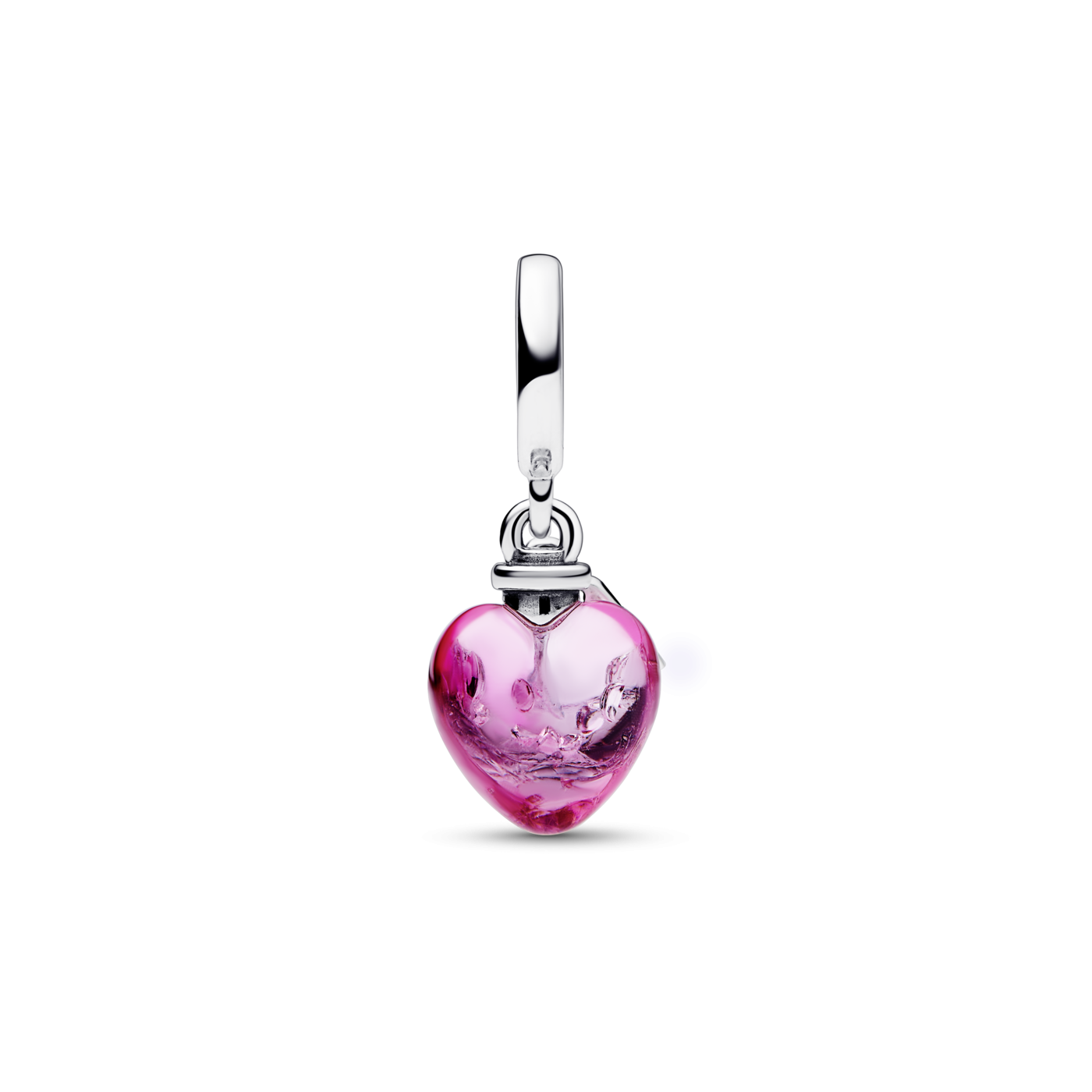 Charm Pandora Colgante Murano plata Corazón Poción de Amor