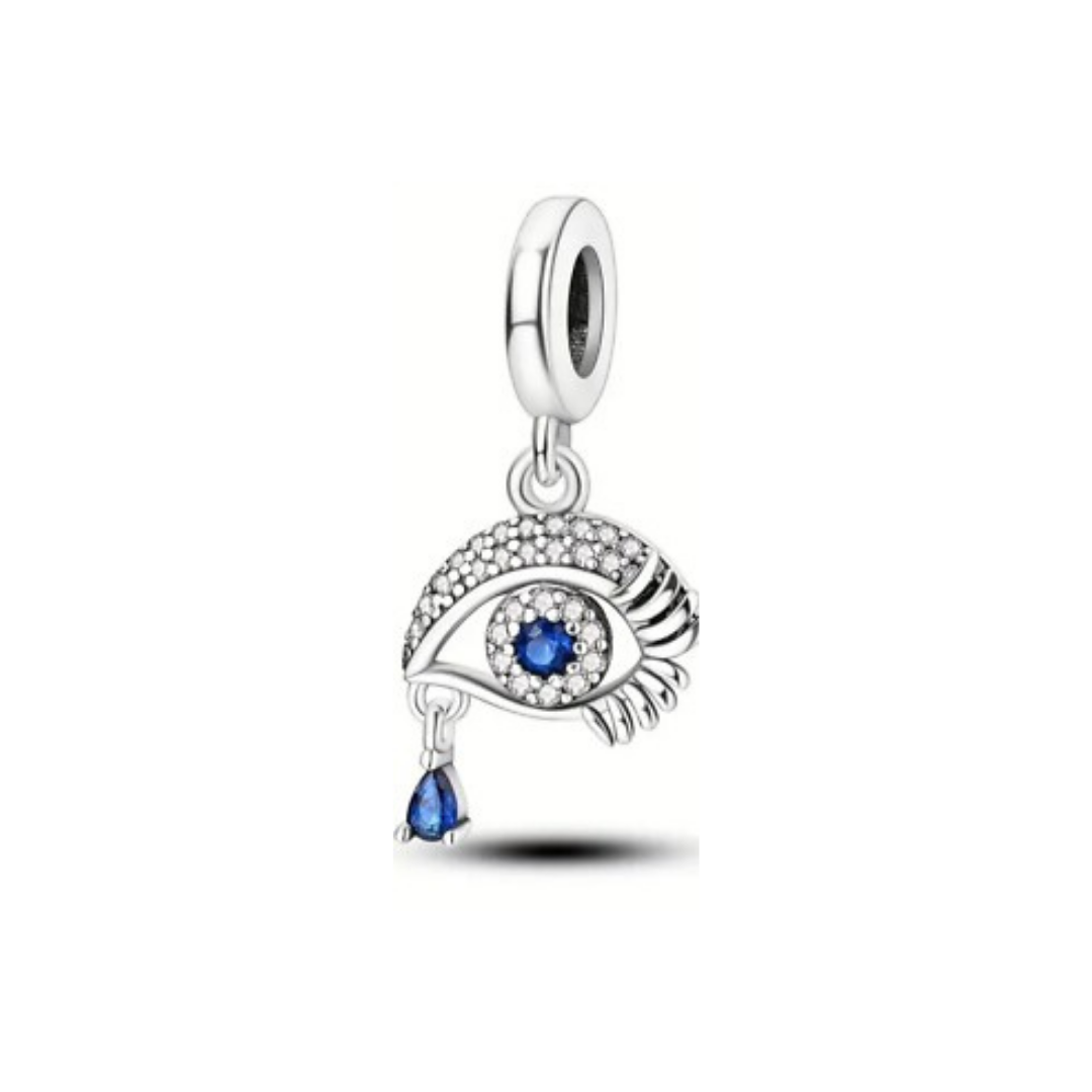 Charm colgante de ojo brillante