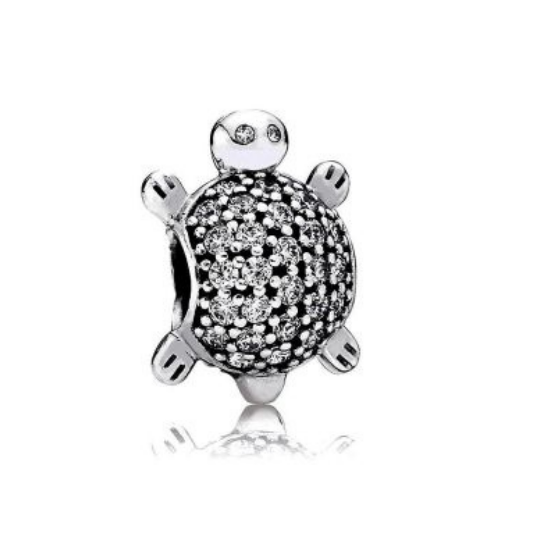 Charm de tortuga brillante 