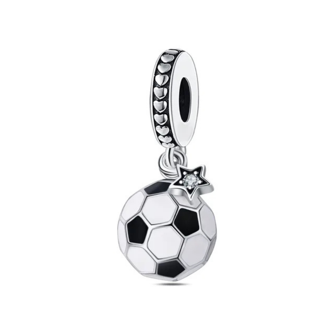 Charm colgante pelota de fútbol 