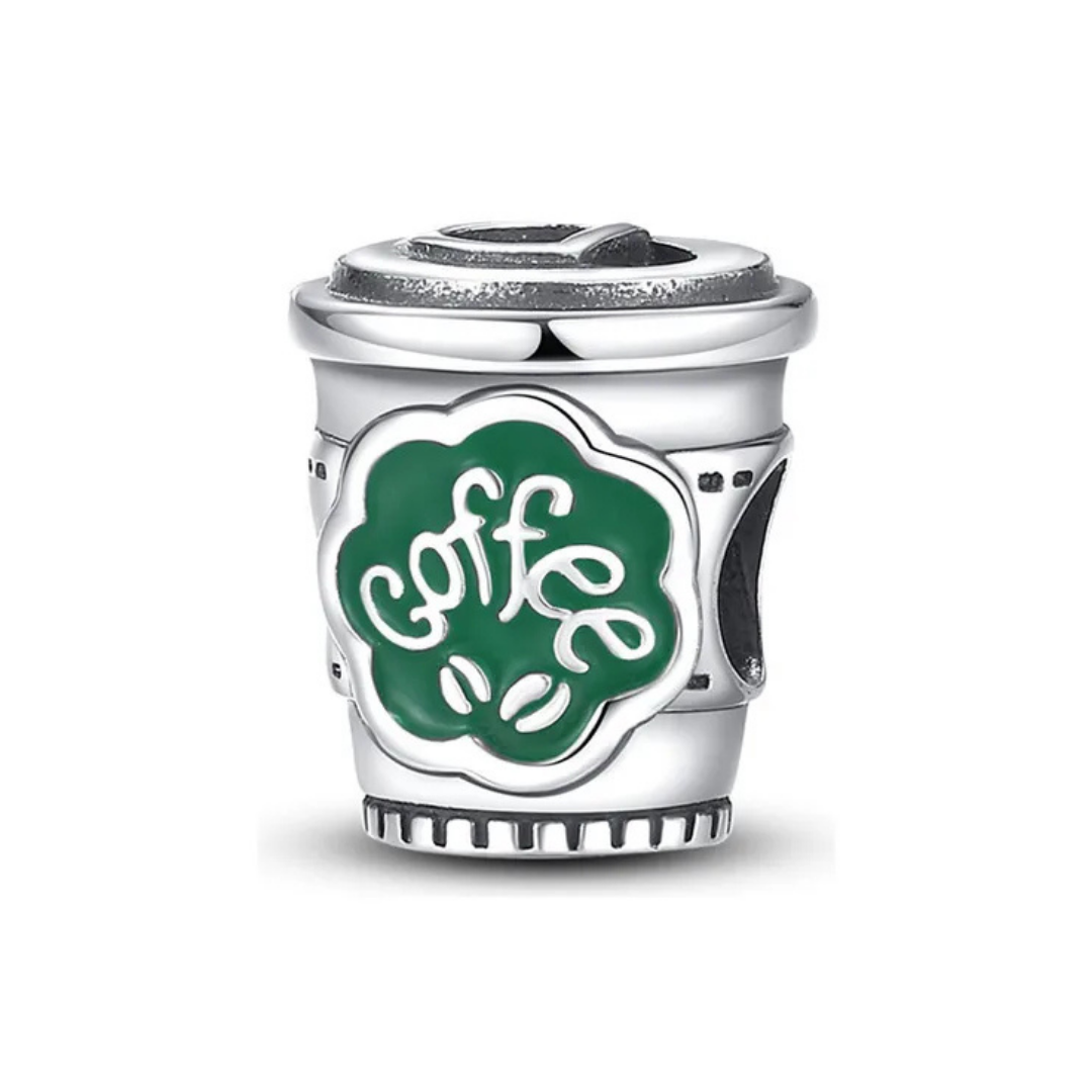 Charm café con logo verte de cacao